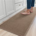 thumbnail image 1 of SIXHOME Washable Kitchen Rug, Absorbent Non-Slip Woven Floor Mat, 20"x95", Brown, Small Rugs for Sink, Laundry, Hallway, Bathroom, 1 of 6
