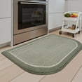 thumbnail image 1 of SIXHOME Non-Slip Kitchen Rug, Washable 17"x30" Kitchen Floor Mat, Half Circle Design for Sink, Laundry, Sage, 1 of 7
