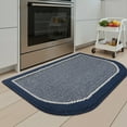 thumbnail image 1 of SIXHOME Non-Slip Kitchen Rug, Washable 20"x32" Kitchen Floor Mat, Half Circle Design for Sink, Laundry, Blue, 1 of 7