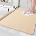 thumbnail image 1 of SIXHOME Non Slip Shower Mat 17"x30" PVC Loofah Shower Mats for Bathtub Quick Drying Shower Floor Mat with Comfortable Textured Surface Easy Cleaning Shower Mat for Shower Stall Beige, 1 of 8