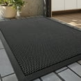thumbnail image 1 of SIXHOME Outdoor Mat 24"x35" Front Door Mat Non Slip Rubber Doormat Low Profile Welcome Mat for Outside Absorbent Dirt Trapper Outdoor Doormat with Elastic Mesh Surface Heavy Duty Floor Mat Gray, 1 of 9
