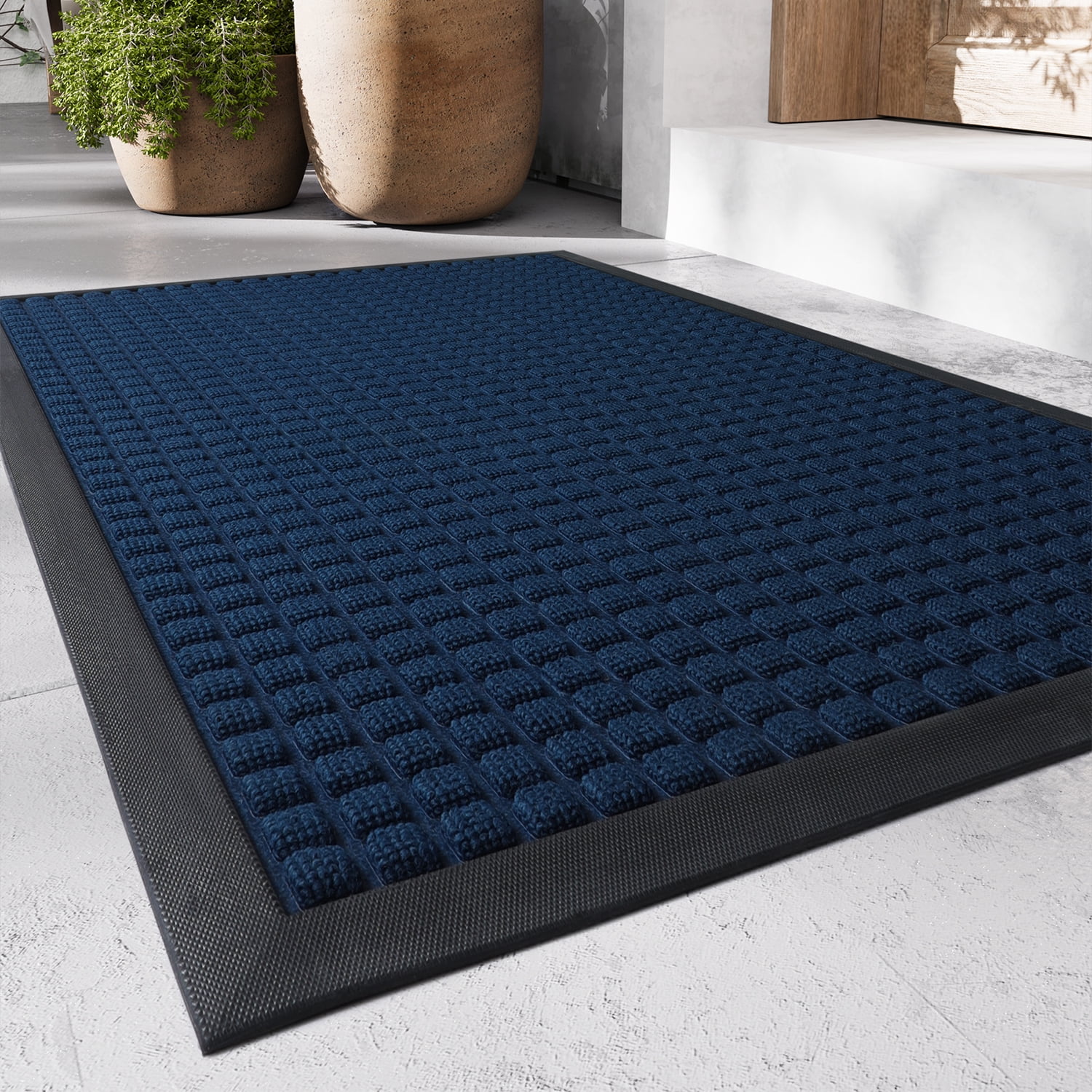 Color&Geometry Front Double Door Mats Outdoor: Large Doormat for Outside  Entry Home Entrance Back Porch Patio Waterproof | Heavy Duty Non-Slip