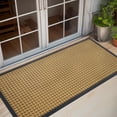 thumbnail image 1 of SIXHOME Outdoor Mat Non Slip Doormat 24"x47" Front Door Mat Outside Absorbent Rubber Welcome Mat Low Profile Dirt Trapper Indoor Outdoor Doormat Thicken Checker Entryway Rug Floor Mat Yellow, 1 of 7