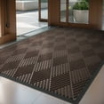 thumbnail image 1 of SIXHOME Outdoor Mat Non Slip Doormat 48"x71" Front Door Mat Outside Absorbent Rubber Welcome Mat Low Profile Dirt Trapper Indoor Outdoor Doormat Thicken Crosshatch Entryway Rug Floor Mat Brown, 1 of 8