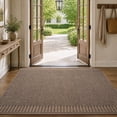 thumbnail image 1 of SIXHOME Door Mat 32"x47" Welcome Mat Non-Slip Absorbent Dirt Trapper Doormat Low Profile Floor Mat Indoor Outdoor Entryway Rug for Front Door Easy Clean Durable Neutral Home Decor Brown, 1 of 7