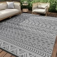 SIXHOME 5'x8' Outdoor Rug Water Resistant, Lightweight Polypropylene