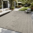 thumbnail image 1 of SIXHOME Outdoor Rugs 5'x7' Patio Rug Modern Indoor Outdoor Rugs Polypropylene Washable Non Shedding, Easy Clean, Waterproof, Durable Outdoor Carpet for Porch Balcony Deck Neutral Gray, 1 of 8