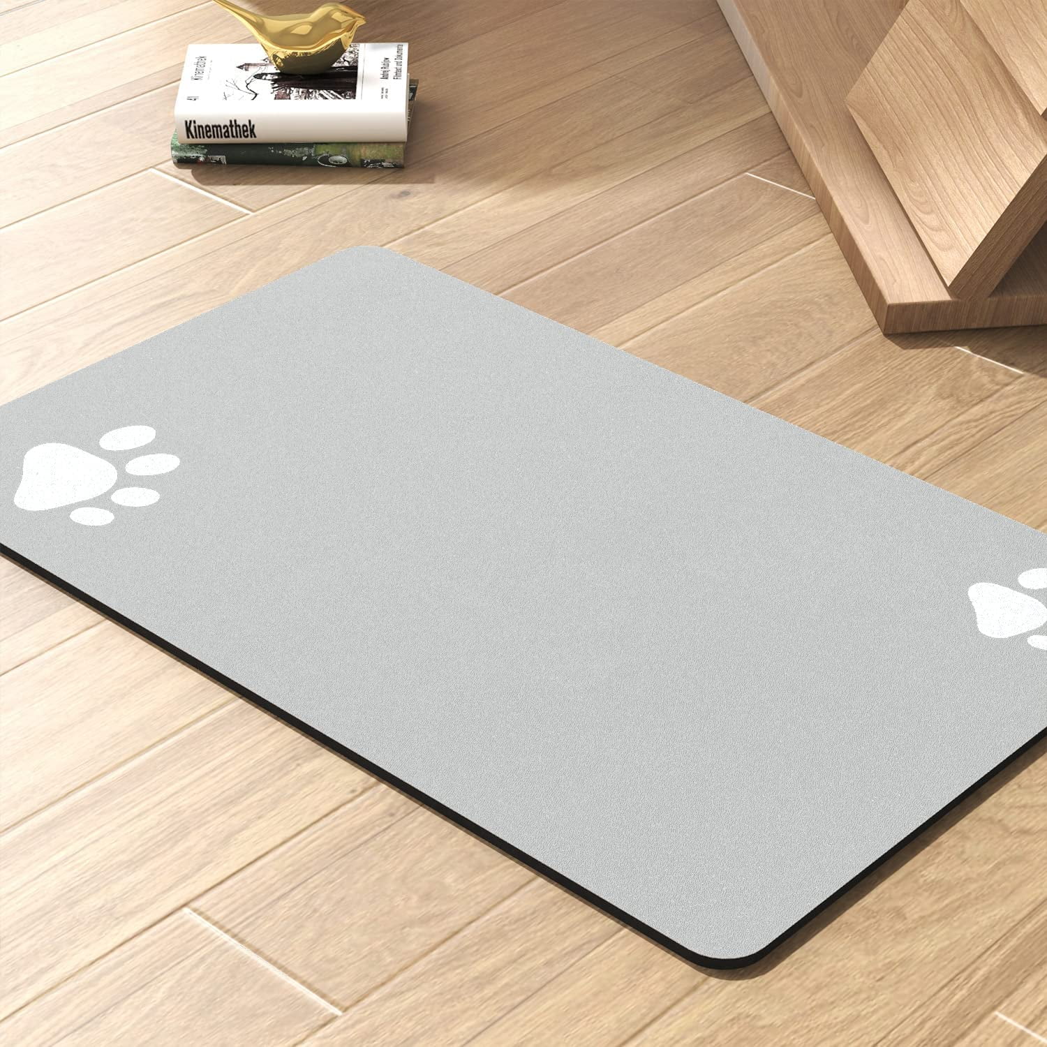 Pet Feeding Mat For Cats Dogs, High Absorbent Quick Dry Dog Food Mat Dog  Bowl Mat With Non-slip Rubber Backing, Pet Supplies - Temu