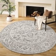 thumbnail image 1 of SIXHOME 8'x8' Round Rug Washable Rugs for Living Room Vintage Traditional Circle Carpet Rugs for Bedroom Dinning Room Office Soft Non Slip Area Rug Retro Home Decor Light Gray, 1 of 8