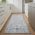 thumbnail image 1 of SIXHOME Runner Rugs 2x8 Area Rugs Washable Oriental Carpet Traditional Bedroom Room Throw Rug Rubber Back Vintage Distressed Neutral Hallway Kitchen Bathroom Rug Gray, 1 of 5