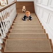 Costway 15PCS Non-Slip Carpet Stair Treads 30'' x 8'' Mats Costway 15PCS Non-Slip Carpet Stair Treads 30'' x 8'' Mats
