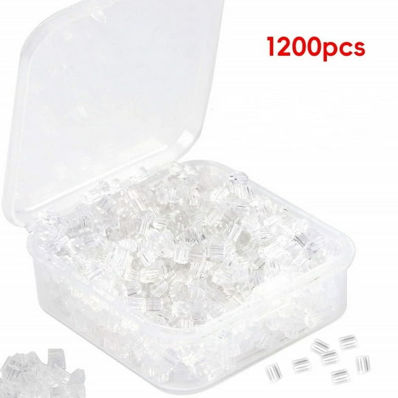 SIXISIX Silicone Clear Hypoallergenic Earring Backs, 108 pcs