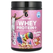 SIXSTAR 100% Whey Protein Plus, Birthday Cake Kelloggs Froot Loops, 1.55 lbs 705 g