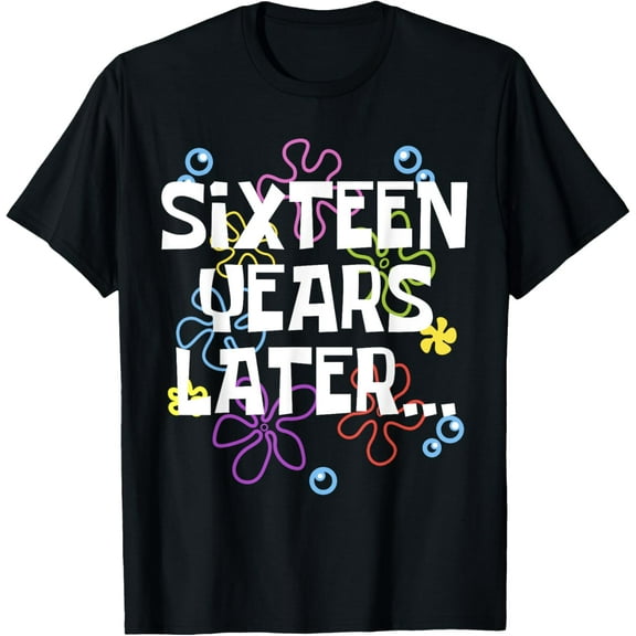SIXTEEN YEARS LATER 16 year Old Birthday Gifts Girls Boy Funny Creative Graphic T-Shirt