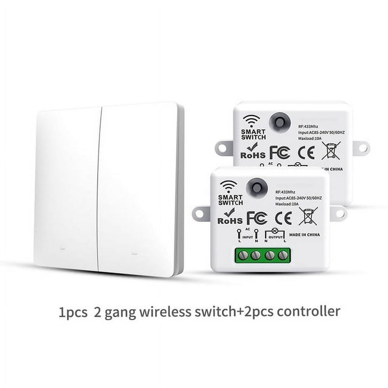 SIXWGH Smart Home Wireless 433mhz Light Switch House Improvement