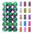 thumbnail image 1 of SIYIZHUA 36PCS Christmas Ball Ornaments 30mm/1.18" Shatterproof Christmas Tree Decorations Hanging Ball for Holiday Wedding Party Christmas Decorations Xmas Ornaments Set Decorations Green, 1 of 4