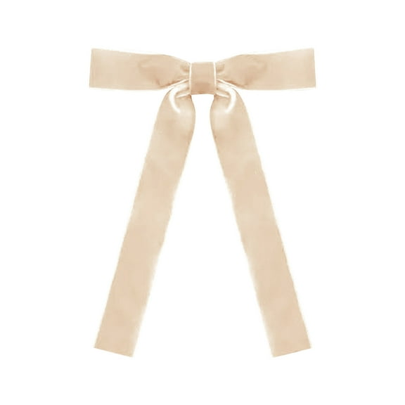 SIYTUAU 12 Pcs Beige Velvet Christmas Tree Bow Decoration Wreath Bow Cloth Material Holiday Decor For Tree Or Gift 12 Pcs Velvet Bow Tie Ornaments Beige