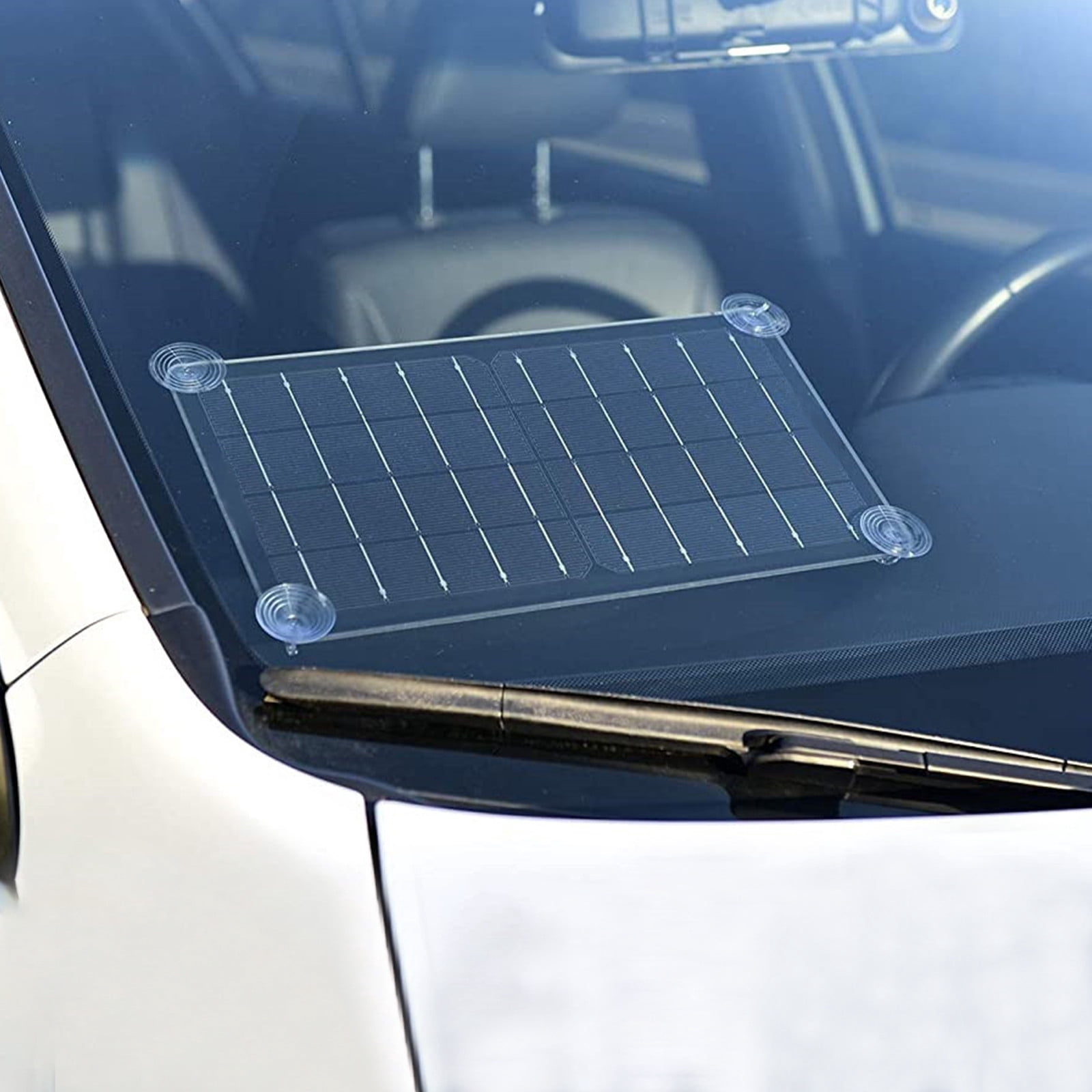 SIYTUAU 20W 12V High Efficiency Solar Panel Portable Pv Module For Home Camping Boat Caravan Off Grid Applications Power Generation And Energy Solutions Plastic Black Black