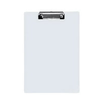 SIYTUAU A4 Folder Writing Clipboard Document Holder Board Paper Clip Pad Stationery Organizer Student Note Sheet Carrier Clear clear