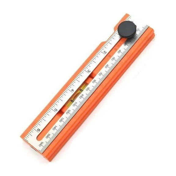 SIYTUAU Adjustable Square Angle Ruler Measuring Tool Multifunctional Drilling Positioning Guide Plastic Tool