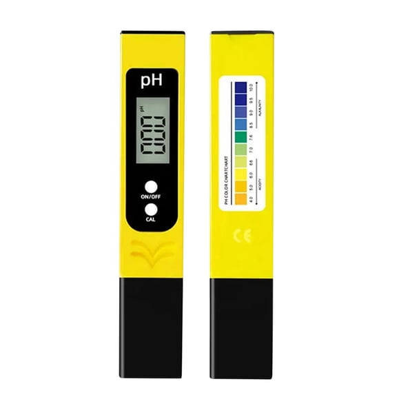 SIYTUAU Automatic Calibration Ph Test Pen Portable 0.01 Precision Ph Tester Water Quality Detection Pen Battery Included Plastic Material