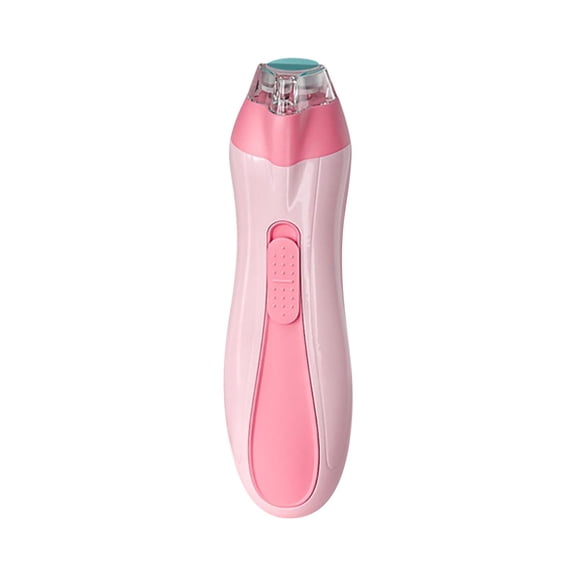 SIYTUAU Battery Powered Nail Grinder For Kids Safe Electric Manicure Pedicure Tool With 6 Grinding Heads Pink Plastic Children Nail Care Set Pink
