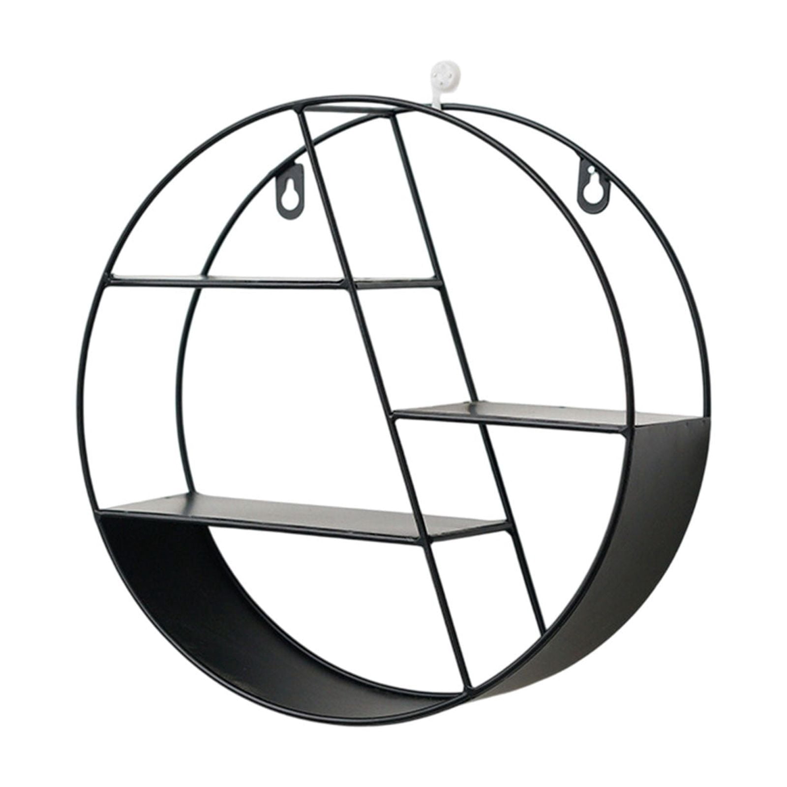 SIYTUAU Black Iron Wall Storage Rack Organizer Shelf 11.02X11.02X3.94