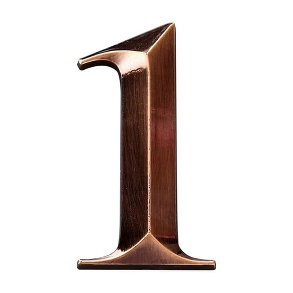 SIYTUAU Black Modern House Number Self Adhesive For Mailbox And Door Address Signs Abs Plastic 7Cm Height 2.76 Inches A Letter Easy Install Indoor Outdoor A