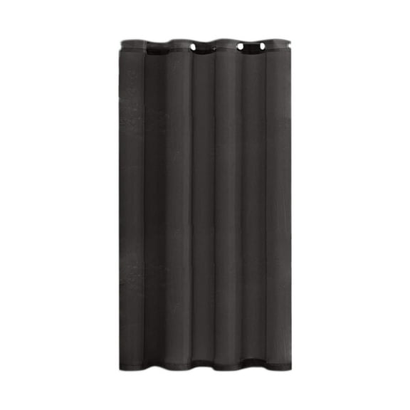 SIYTUAU Black Sheer Curtains 51.9X72 Inches Light Filtering Voile Drapes For Bedroom Living Room Glass Door Window Treatment Black