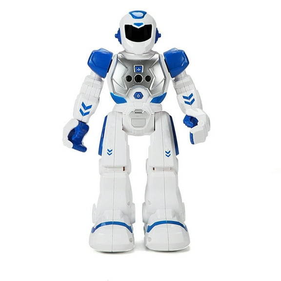 SIYTUAU Blue Gesture Sensor Programmable Dancing Robot Toy With Remote Control Educational Astronomy Learning Interactive Toy Plastic 4.33X10.63In Blue