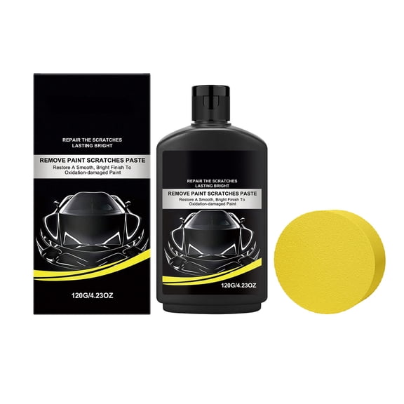 SIYTUAU Car Scratch Repair Paste Kit Automotive Paint Scratch Remover Polishing Compound Gloss Restoration For Light Medium Scratches 120G