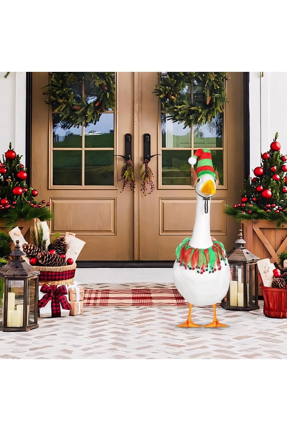 Celebration Goose Costume Holiday Porch Clothes Yard Decor Party Outfit E Raincoat Style Shaped Clothes E