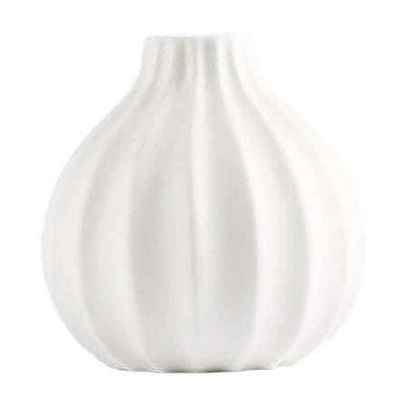 SIYTUAU Ceramic Vase Set Of 6 White For Home Office Decoration Wedding Event Centerpiece 6 Inches Ceramic Vase