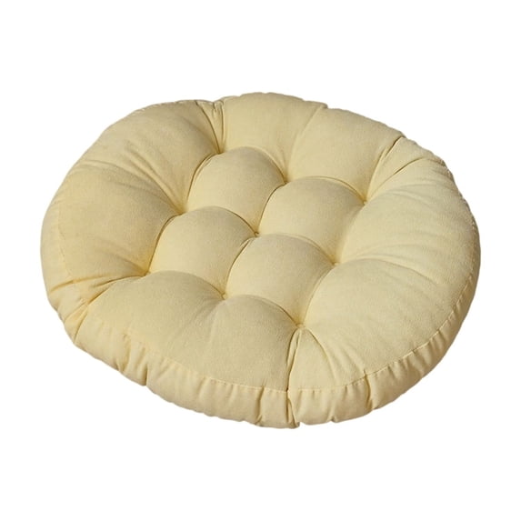 SIYTUAU Cushion For Chair Velvet Office Ottoman Floor Mat Large Round Chair Cushion With Soft Filling For Home Decor And Comfortable Seating