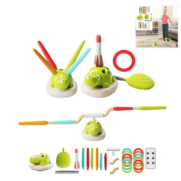 SIYTUAU Dinosaur Sports Activity Set For Kids Outdoor Garden Play Coordination Training Equipment Parent Child Interactive Games Exercise Toys