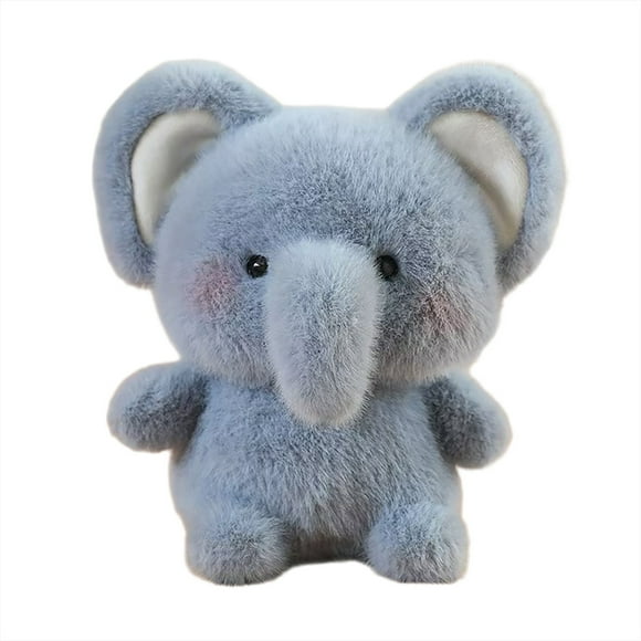 SIYTUAU Elephant Plush Table Companion Doll 8-Inch Stuffed Animal Desk Toy Learning Aid For Children Birthday Gift Easter Present Comfort Friend Cotton Material Multicolor multicolor