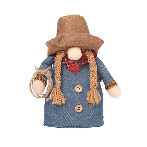 SIYTUAU Faceless Doll Figurine Cloth Material Size 6.69 X 6.30 Inches For Home Decoration Child Gift Perfect For Shelf Display Doll