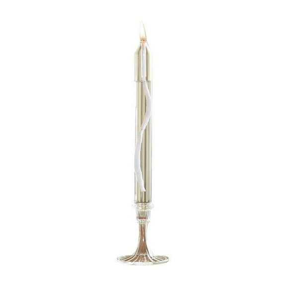 SIYTUAU Glass Oil Candle Stick A Size 23 Cm 9 Inches For Refillable Liquid Candles Classic Taper Design Glass A