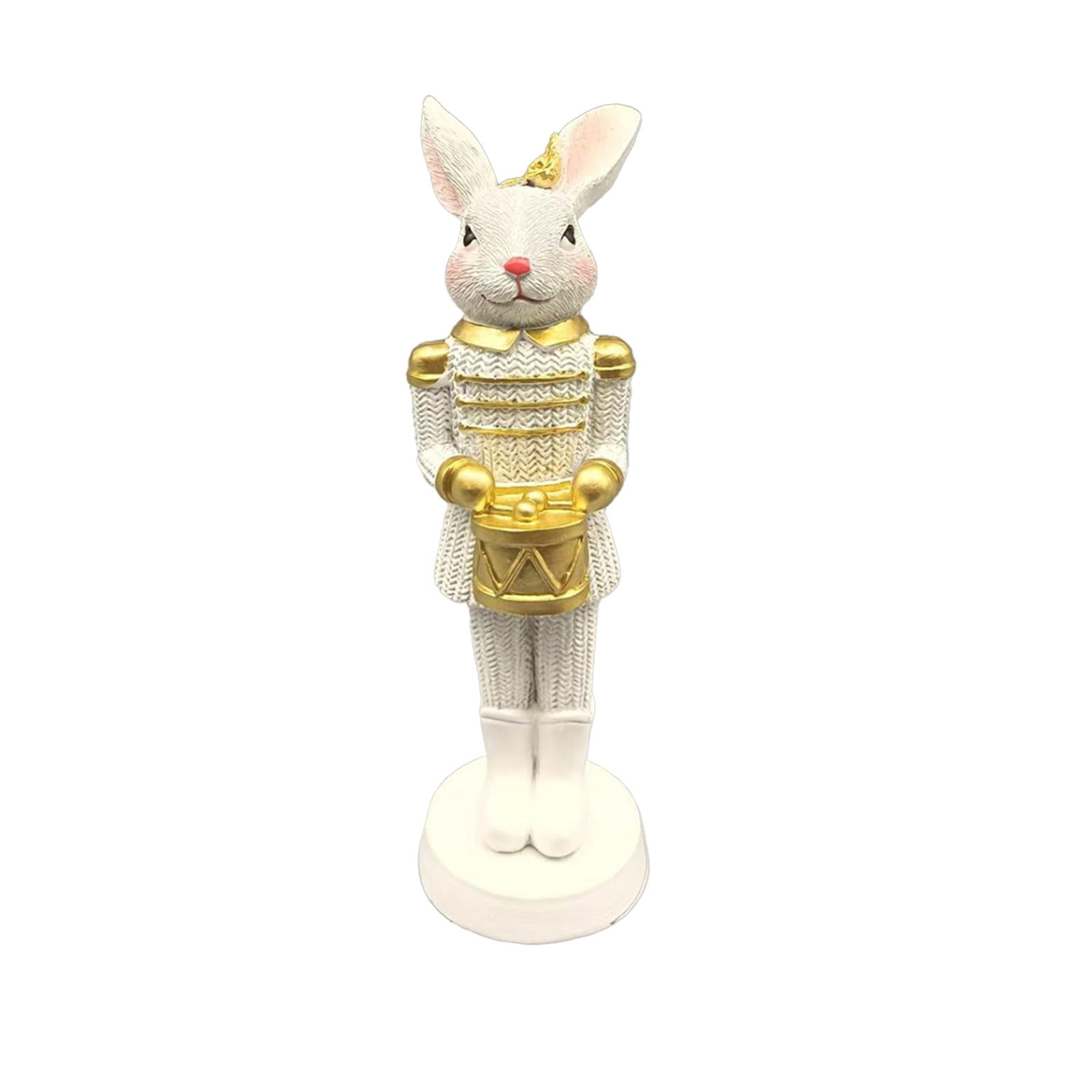 SIYTUAU Gold Easter Gifts Cute Resin Bunny Figurine Mini Easter Rabbits ...