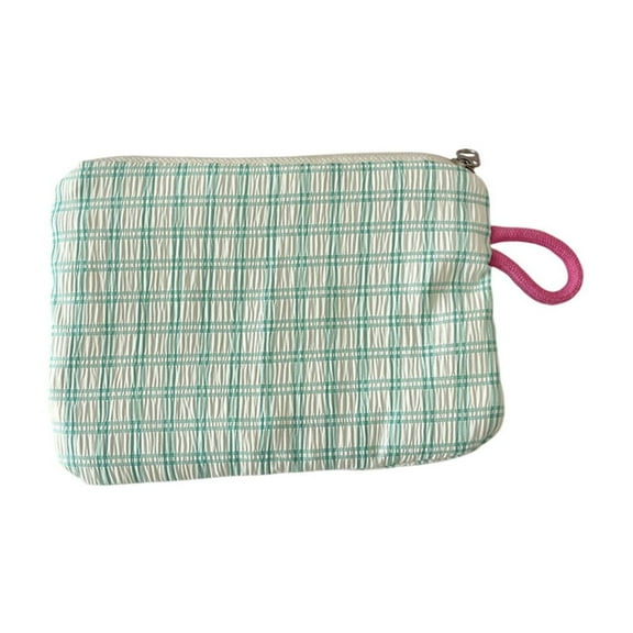 SIYTUAU Green Portable Mini Coin Purse Makeup Bag For Lipstick Storage Small Zipper Pouch For Women Girls Daily Use Green