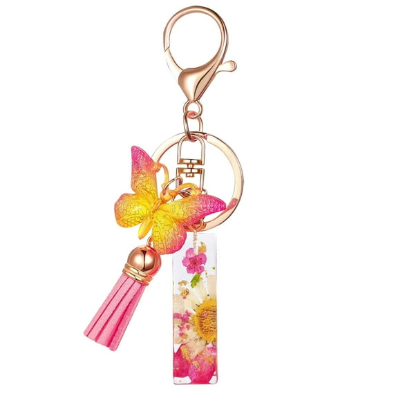 SIYTUAU Initial Letter Keychain I Cute Style For Gift Giving Birthday Travel Graduation Housewarming Parties Plastic Material Personalize Keychain I