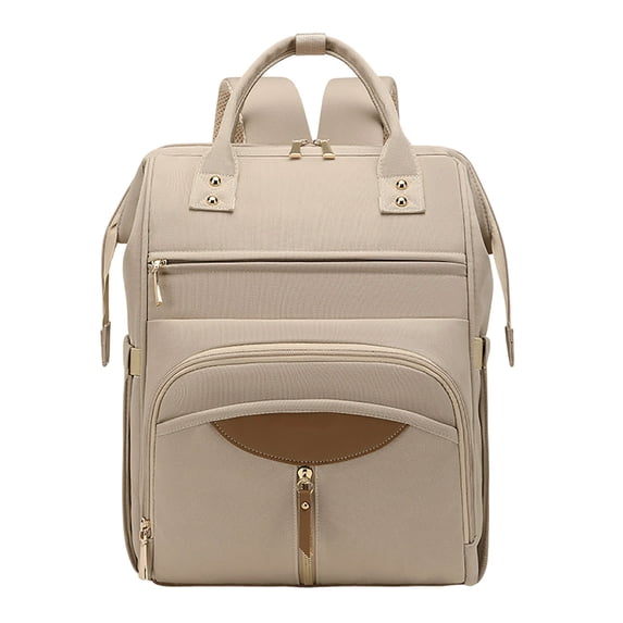 SIYTUAU Khaki Multi Functional Diaper Bag For Newborn Travel Large Capacity Backpack For Baby Essentials Oxford Cloth Material With Multiple Pockets Khaki