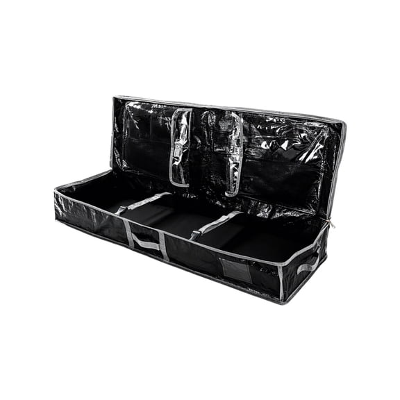 SIYTUAU Large Capacity Waterproof Christmas Tree Storage Bag Black 40.55X14.17X6.06In Moving Box With Handle For Organizing Xmas Items Black