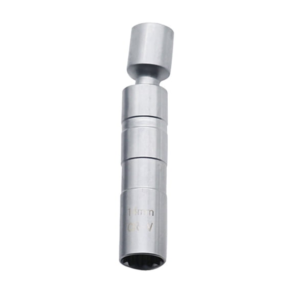 SIYTUAU Magnetic Spark Plug Socket Thin Walled Swivel Design 12 Point Ignition Plug Wrench Alloy Material 3.94X0.79X0.79 Inches 14Mm Size Spark Plug Tool A