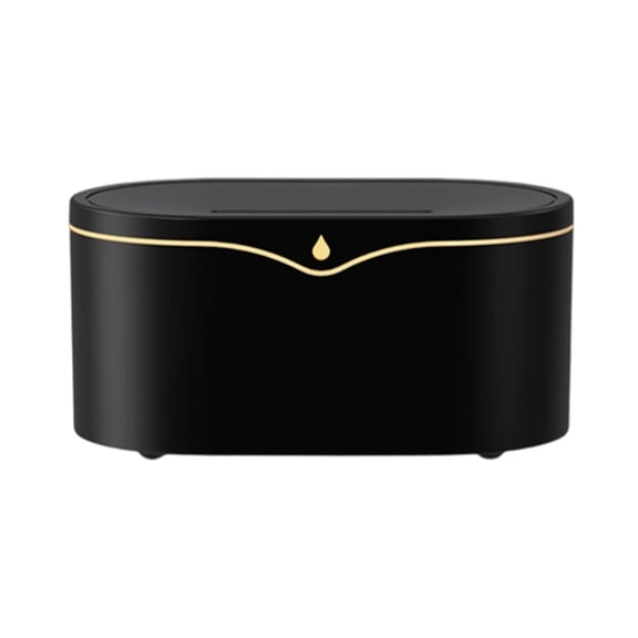 SIYTUAU Mini Humidifier For Home Bedroom Desktop Office Living Room With Necessary Oil Diffuser Portable Cool Mist Air Moisturizer In Black Plastic For Daily Use Black