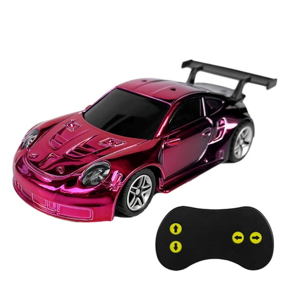 SIYTUAU Mini Rc Car Model Purple Abs Plastic 2.4G Small Racing Vehicle With Lights Rc Car Purple