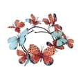 thumbnail image 1 of SIYTUAU Orange Green Gradient Rattan Butterfly Garland Artificial Decorative Vine For Walls Balustrades Arch Spring Party Decor E, 1 of 7
