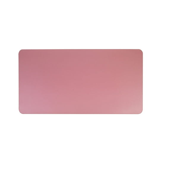 SIYTUAU Pink Cork Bottom Mouse Pad With Synthetic Leather Surface 12X24 Inches Non Slip And Comfortable For Computers Easy To Clean And Stylish Pink