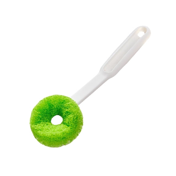 SIYTUAU Plastic Kitchen Cleaning Brush 9 Inch Long Handle Pot Pan Cleaning Tool For Sink Tub Corners Tiles Non Stick Cookware