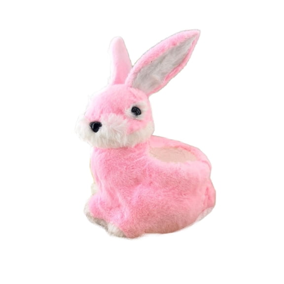 SIYTUAU Plush Storage Rabbits Figurine Decorative Organizer With Soft Material For Toys Accessories And Small Items Home Decor And Functional Storage Solution